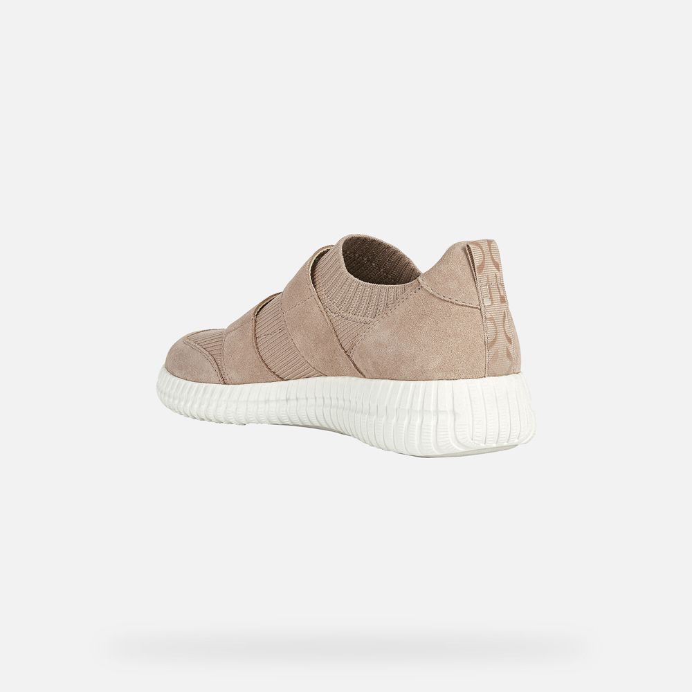 Basket Geox Noovae - Beige Foncé - Femme 308417-SKG